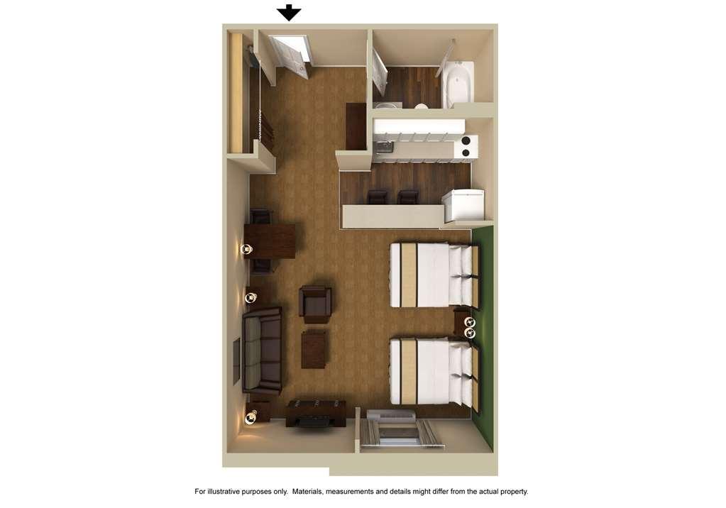 Extended Stay America Suites - Chicago - Lombard - Yorktown Center Zimmer foto